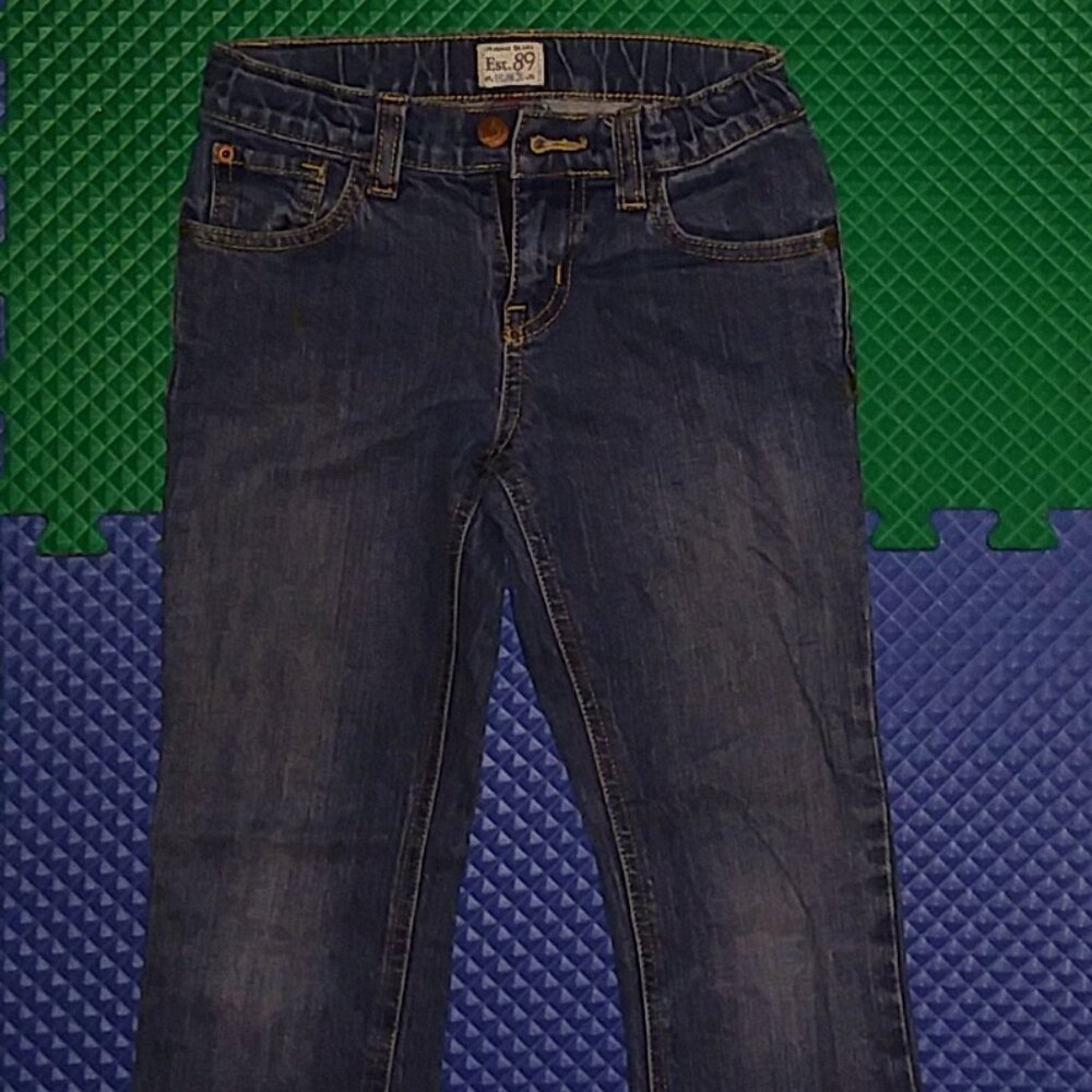 EST 89 Durable denim jeans, bootcut stretch, NEVER USED